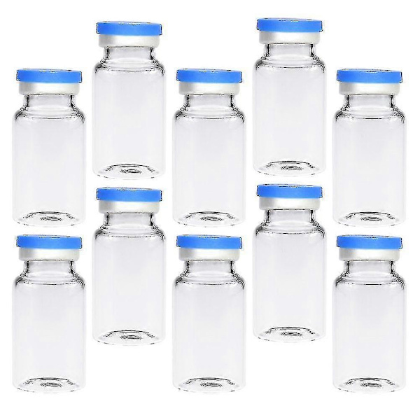 20 st Klara Flaskor Hållbara 10ml Headspace Flaskor Glasflaskor För Kosmetisk Vetenskap_Newway