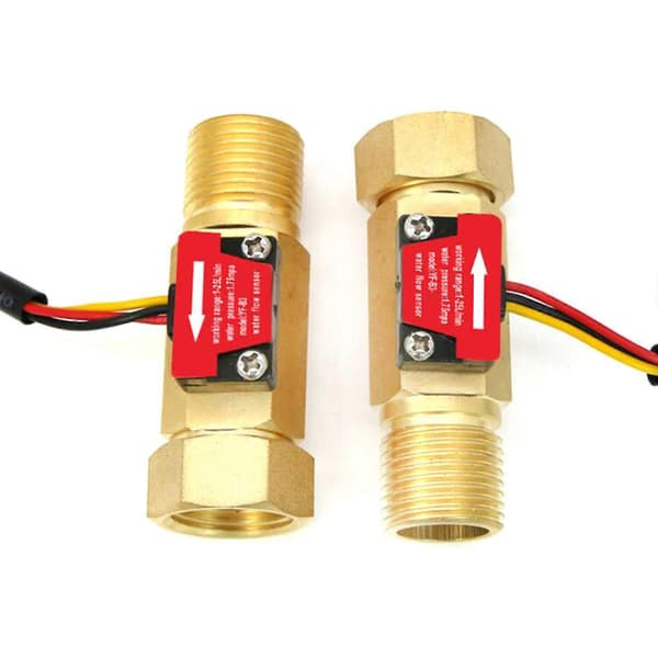DC5-18V Flowafbryder Messing Solenoid til Ventil Indre/Ydre Diameter 15/20.7mm