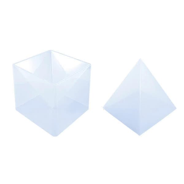 DIY Stor Pyramide Silikonform Håndverk Klar Epoxyharpiksform Støpeform-Yvan