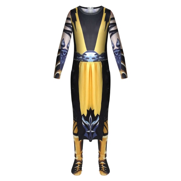 Lasten Halloween-asut Mortal Kombat Legends Cosplay Bodysuit Poikien karnevaalijuhlien vaatteet ja päähineet Fancy Disguise -haalari 140