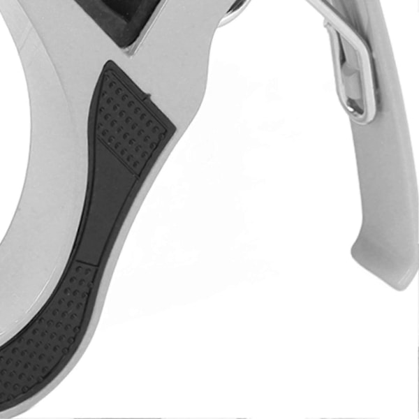 Gitarr Capo Legering Snabbkoppling Elektrisk Gitarr Capo Set med 2st Gitarrplektrum för Banjo Mandolin Silver