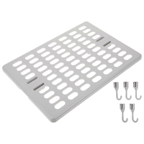 1 Sett Veggmontert Pegboard Kraftig Pegboard Display Pegboard med Kroker for Bad