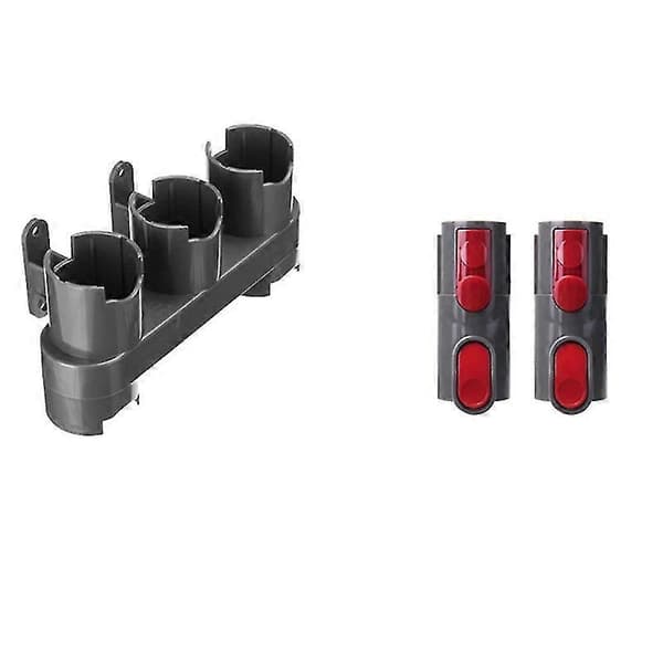 Tilbehørsholder med 2 stk./sæt adaptere til V6 V7 V10 V11 støvsuger tilbehørsholder docking