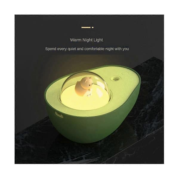 210 ml Avocado Luftrensningsluftfugter Genopladelig Aromaterapi Æterisk Olie Diffuser med Atmo