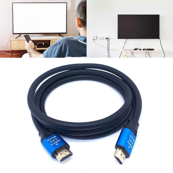 4K Kabel HDMI-kompatibel 2.0 Adapterkabel För Dator TV Digitalbox Kabel