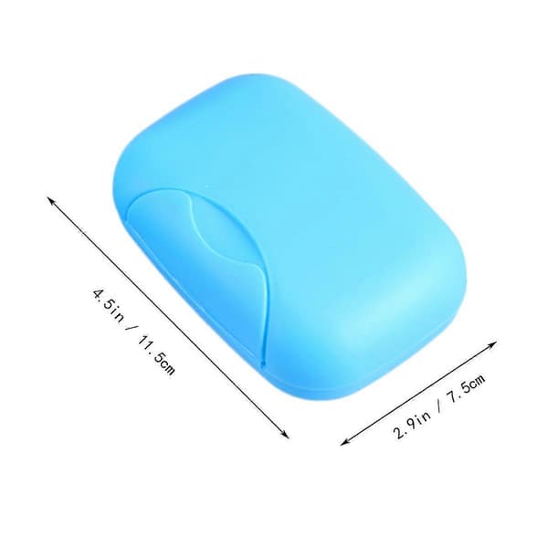 Resetvålfat Läckagesäkert Resefodral för Tvål Bärbart 2-pack