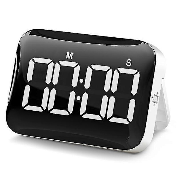 Digitalt Køkkenur - Magnetisk Nedtællingsur Med LED-display Høj Lydstyrke Til Madlavning