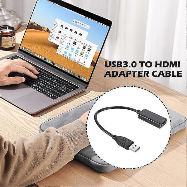 Usb 3.0 - Hdmi-sovitin Hd 1080p Video Graphics Convertor -kaapelisovitin