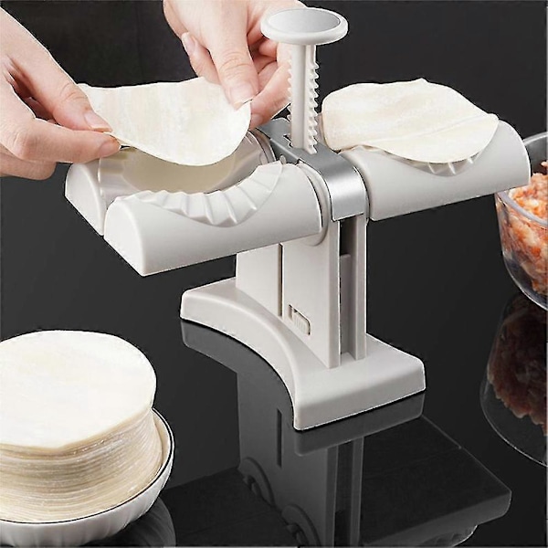 Dumpling Maker Maskin, Automatisk Dobbelthodet Dumpling Maker Maskinpresse, Lazy Dumpling Maker Kit Y
