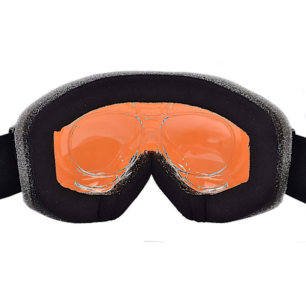 Universal Ski- og snowboardbrille receptadapter. Optisk indsats til brillebrugere, der passer ind i ethvert mærke af voksensnowboardbriller. Til mænd