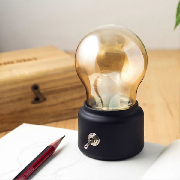 Lampa Uppladdningsbar LED USB Laddning Skrivbordslampa för Sovrum-ZZY
