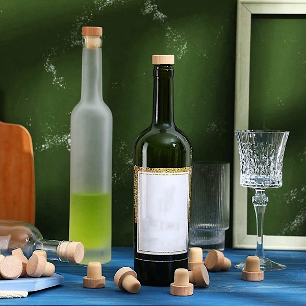 Vinkorkar T-formade Korkpluggar För Vinkork Vinpropp Återanvändbara Vinkorkar Trä och Gummi (12