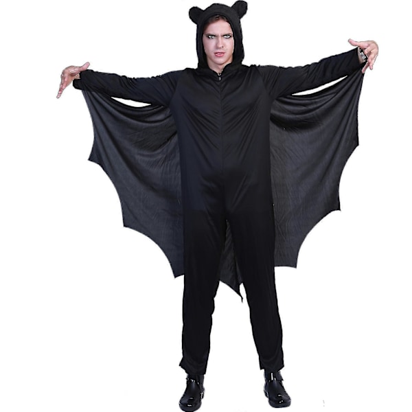 Herr Cosplay Kostym Fladdermus Cospaly Kostym