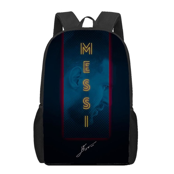 Jalkapallo-tähti-messi koululaukut pojille tytöille 3d- print koulureput Lasten laukku päiväkotireppu miesten lapsi Mochila Ha0812210c