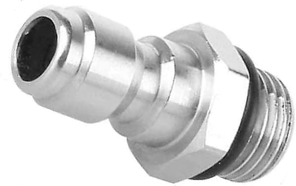 1/4'' Quick Release Connector, 14mm Han Til 1/4 Tomme Quick Release Højtryksrenser Sæbesprøjte Adapter, Skumsprøjte Rustfrit Stål Kobling