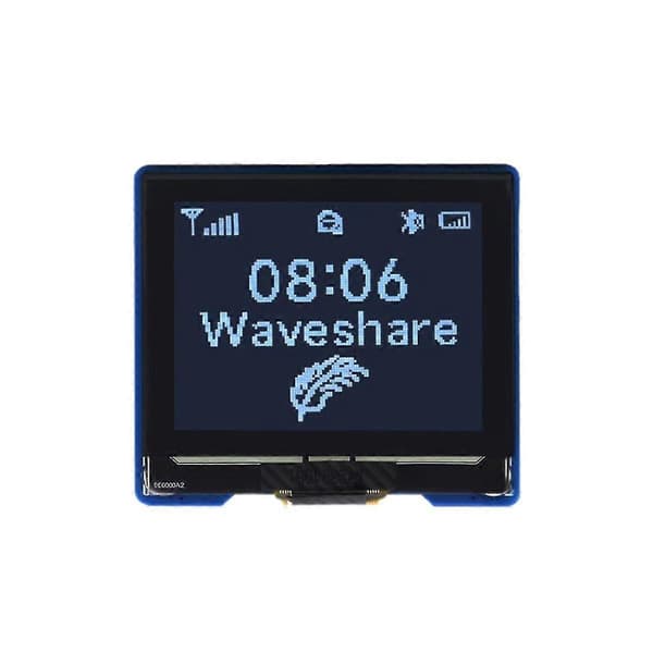 Waveshare 1.32 Tommer OLED-modul 128x96 Oppløsning 16 Gråtoner Display SPI/I2C Kommunikasjon