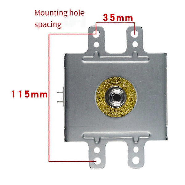Mikrobølgeovn Magnetron Komponent Udskiftning 2M319J-930 18080611 Mikrobølgeovn Dele Forbedret Varmeafledning Udgave 2