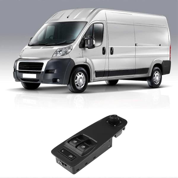 735532905 Elektrisk vindusheis hovedkontroll førerside enkeltswitch for Ducato 13-19