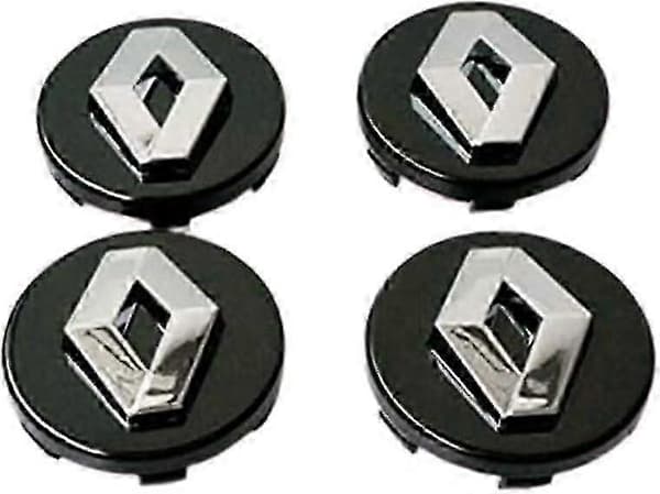 4 stk. 57mm Bil Alufælg Center Nav Kapsler I Sort Udgave d