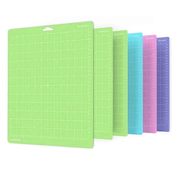6-pack 30x30 cm Blandade Färger PVC Självhäftande Skärmatta Basplatta Verktygsdyna för Explore Air/Air2/Maker