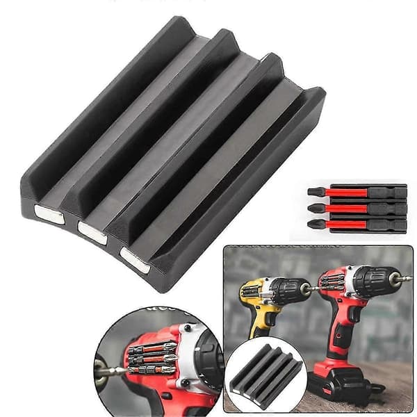Magnetisk Bitsholder Borbits Holder Organizer Liten Kraftig Magnet Borbitstativ for Slagdrivere Bor