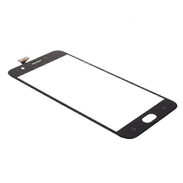 Kosketusnäytön lasin digitointiosa (ilman logoa) Yhteensopiva Oppo A57:lle Black