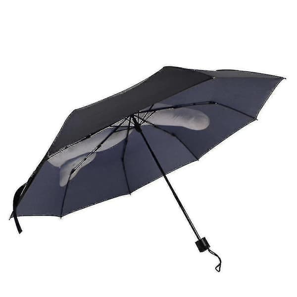 Ny Midtfinger Design Sort Paraply Cool Fashions Impact Paraply