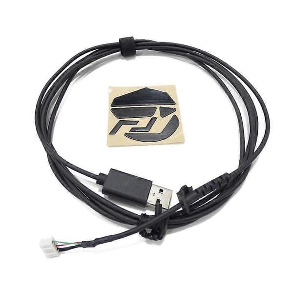 1 Sæt Holdbart USB-musekabel og musefødder til Logitech G502 Hero mus Udskiftningsdel Reparationstilbehør
