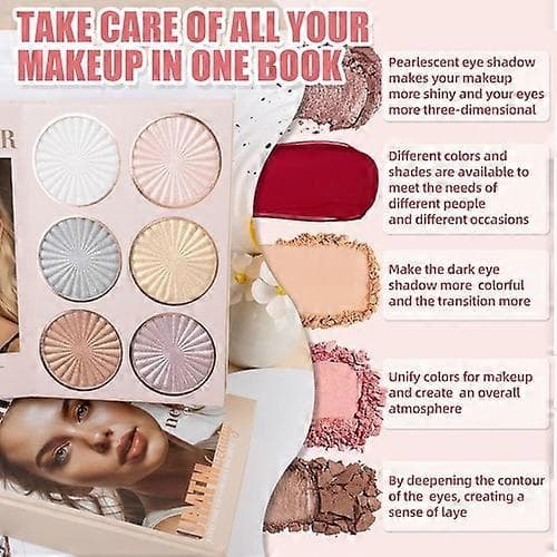 5-lags multi-funktionel skønheds bog kit - Style makeup palet
