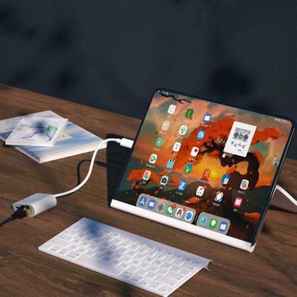 Usb C - Ethernet -sovitin, usb Type C - Gigabit latausportilla, Thunderbolt 3 - Rj45 Lan -sovitin