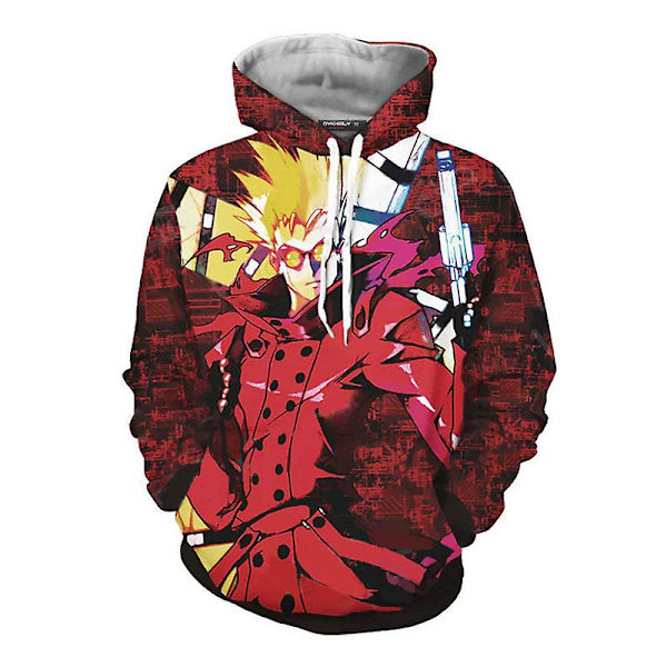 2023 New Cosdaddy Anime Vash The Stampede Cosplay Costume Vuxen Pullover för män Huvtröjor Sportkläder Huva T1 4XL