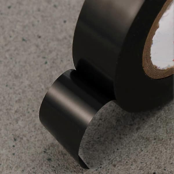 2 ruller sort gaffatape kraftig tape el-tape farvet isoleringstape
