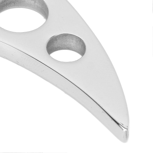Gua Sha Værktøj Rustfrit Stål Skrabemassage Muskelafslappende Værktøj 7x3cm til Fødder Ankler Ben