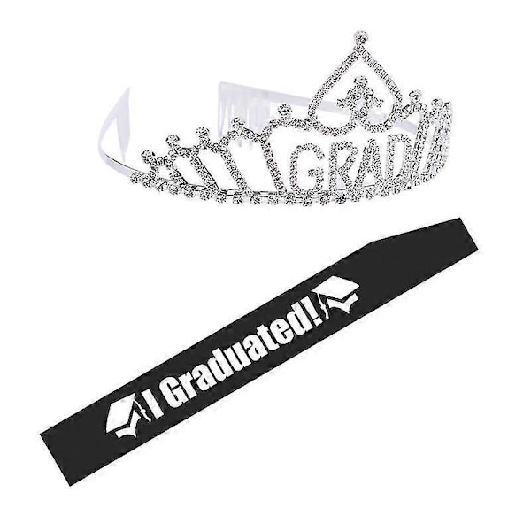 2 stk. gradert skjerp dekorativ legering grad krone festutstyr for eksamensfest dansefest