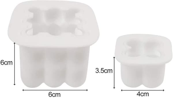 Ljusform, 3D Ljusform Silikonform, Ljusformar DIY Silikonform Verktyg