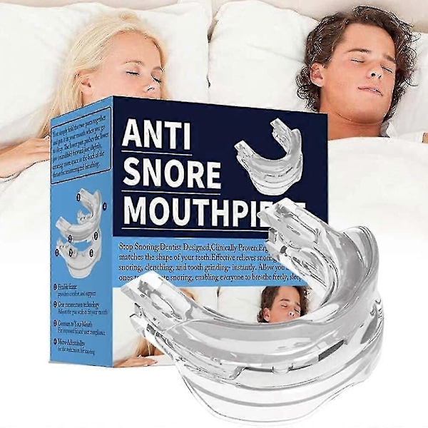 Snorkeskinne - Anti-snorke Mundstykke Mod Søvnapnø