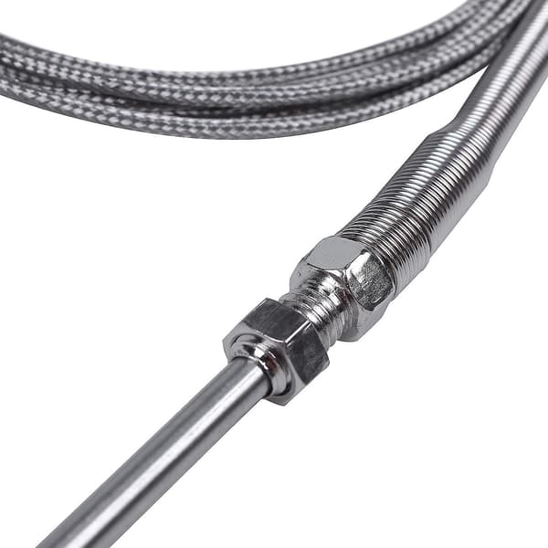 Stål Temperaturprobe Pt100 Rtd Sensor Kabel 2m 98 Mm 3 Ledninger -50 ~ 400 Celsius TY