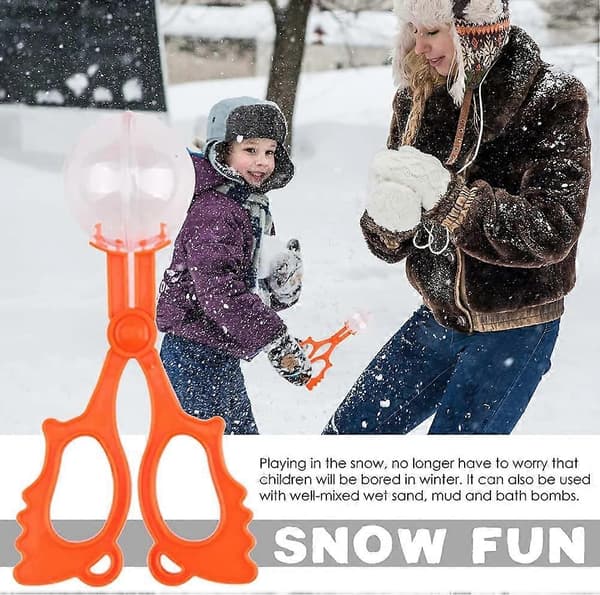 Set med 3 snöbollsklämmor för barn