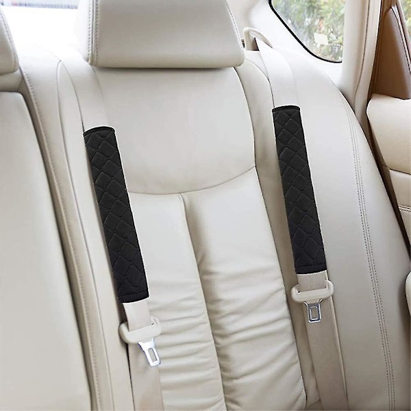2 stycken säkerhetsbältesdynor för barn i bilen, 30 cm bälteskydd, mjuka