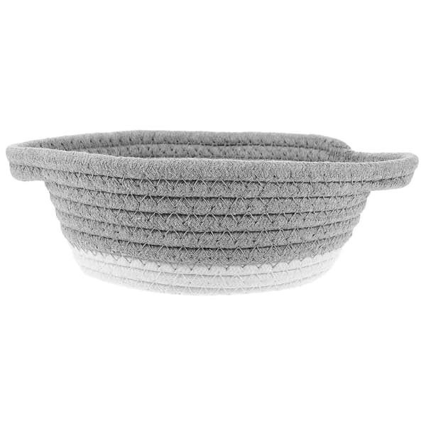 Handvävd Förvaringskorg Bomullsrep 23.00X19.00X8.00CM 1st