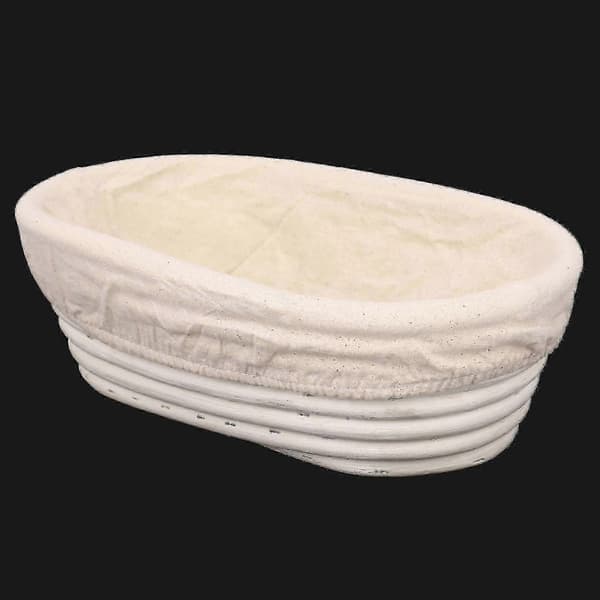 25 cm Oval Rottang Brödjäsningskorg, Hållbar