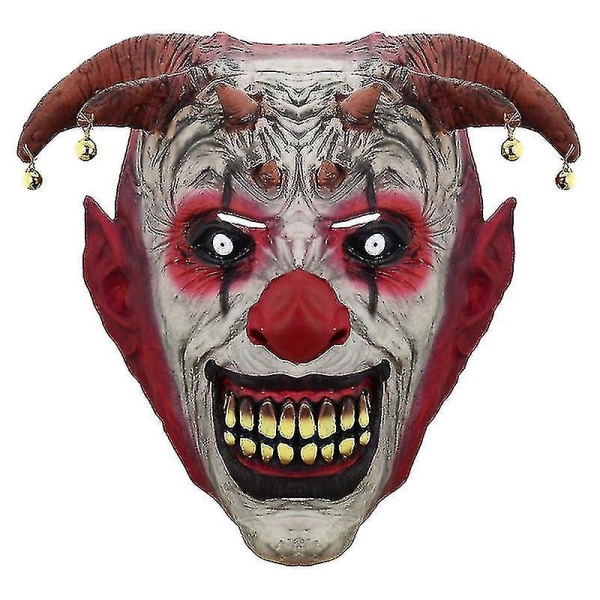 Pääsiäiskauhu Clown Cosplay Party Latex Mask Style Halloween Carnival -päähineet