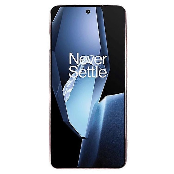 KADEM Kompatibelt Skal för OnePlus Ace 5 5G / 13R 5G Fodral Ring Stöd TPU Blommor Telefonskal Gradient Glitter PinkGold
