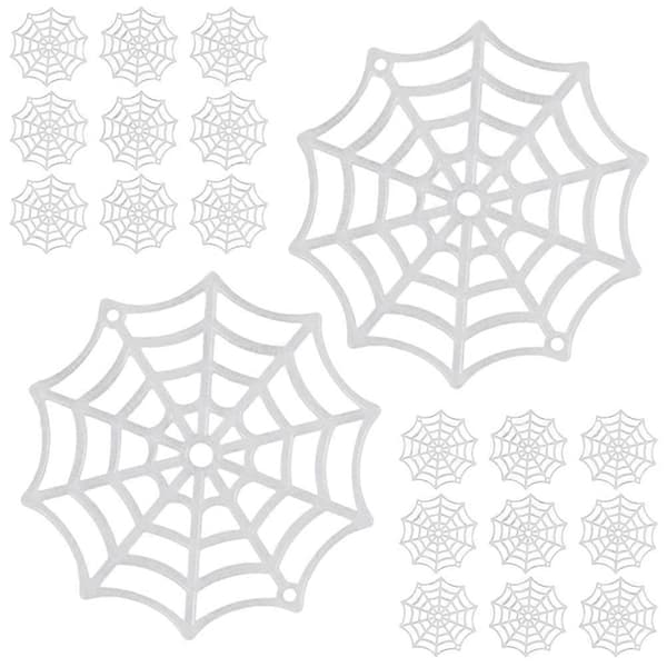 Halloween-dekorasjoner til feiring, festlige spindelvev for god stemning