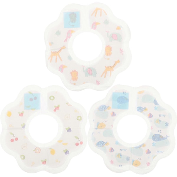 3 Förpackningar med Dregelhanddukar för Nyfödda Dregelhaklapp Baby Bandana Matningshaklappar för Nyfödda
