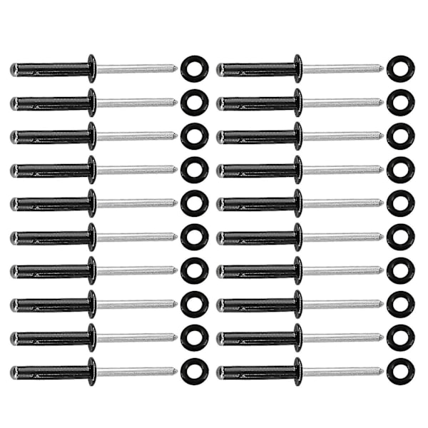20 stk. Aluminium Kajak Kano -greb O-ringe -fold Rivetter Montering Kajak Kano Og Båd Tilbehør