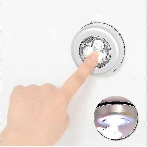 Universal Selvklæbende LED Touch Lys 3 Lys Loft Bil Bagagerum Touch Lamper