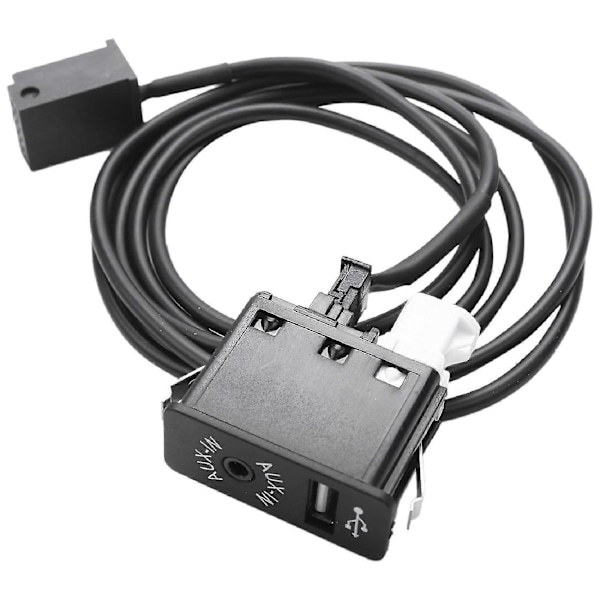 Auton Aux USB -portti 12-nastainen Bluetooth-liitäntäkytkinpaneeli musiikkiadapteri malleille E39 E53 X5 Z4 E85 E8