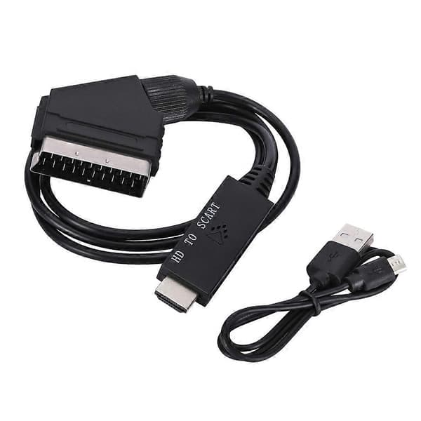 HDMI-kompatibel til SCART-konverter - Intet behov for driver - Højdefinitionskonvertering