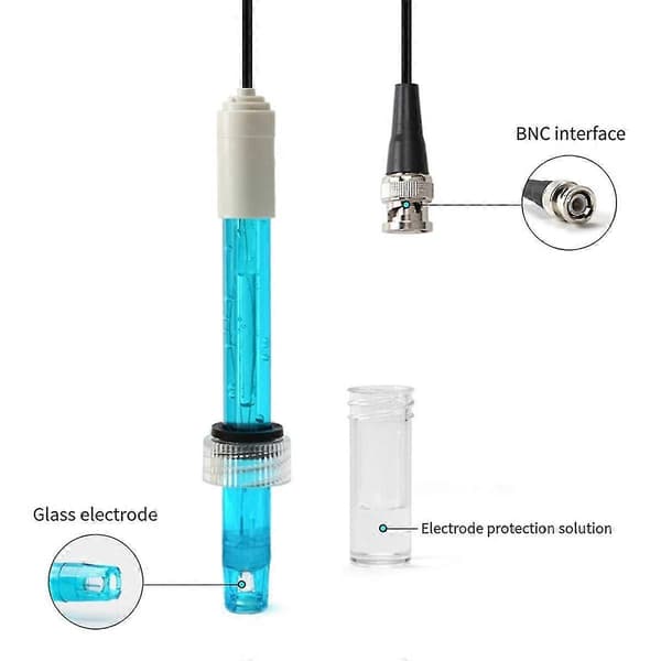 PH Elektrode Sensor Probe Fabrikk Industri Laboratorium Basseng Vannanalysator PH Måler Tester PH Probe B